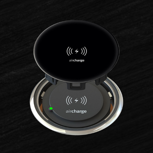 Tech-Enabled Corporate Office Meeting Layout and Charging Spaces